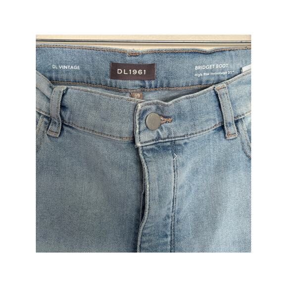 DL1961 Bridget High Rise Bootcut Jeans in Lt. Reef - Picture 4 of 5